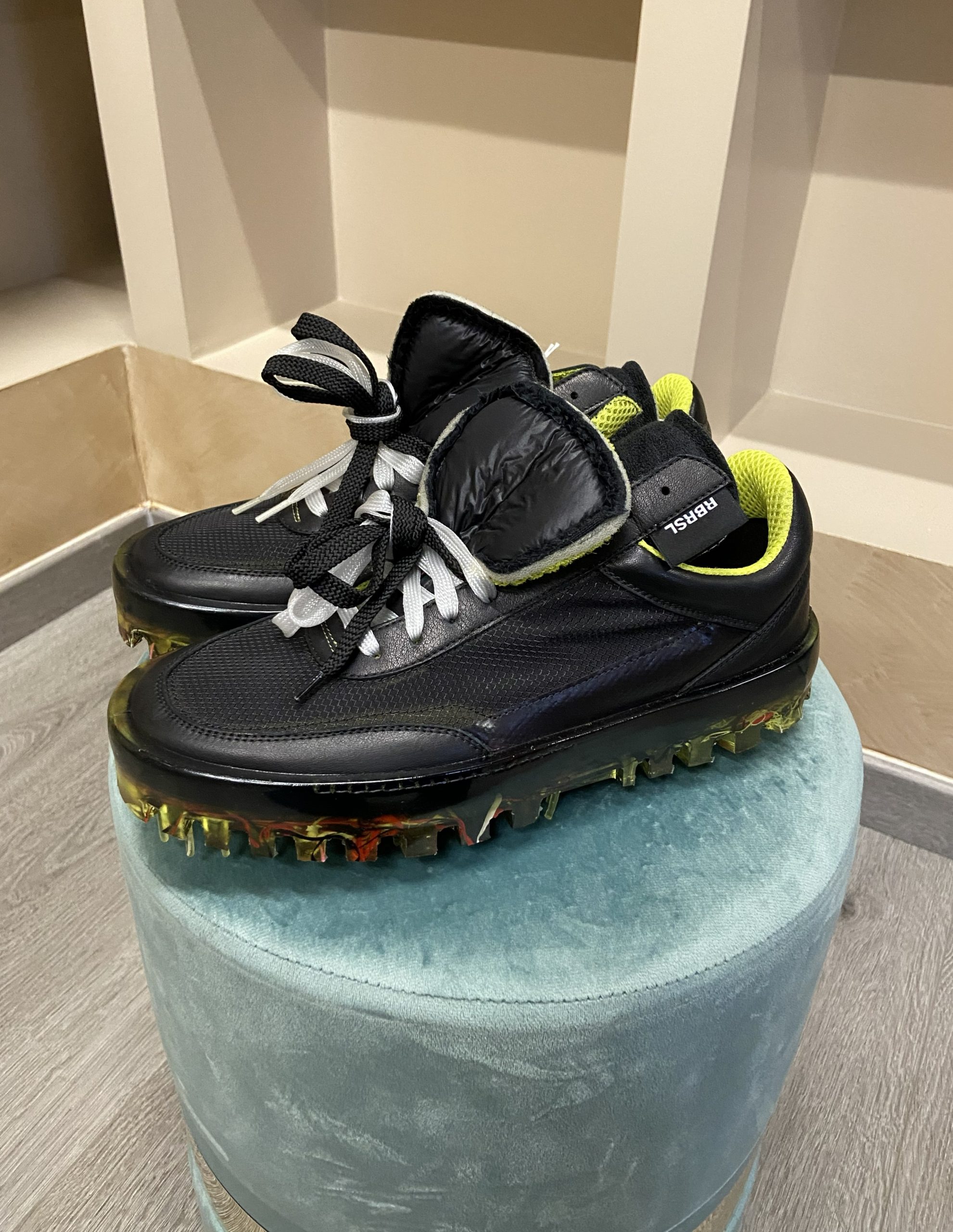 Bold Sneaker nero in tessuto tecnico di RBRSL uomo